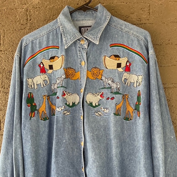 “Noah’s Pride” Vintage Button-Down Shirt - Picture 2 of 10